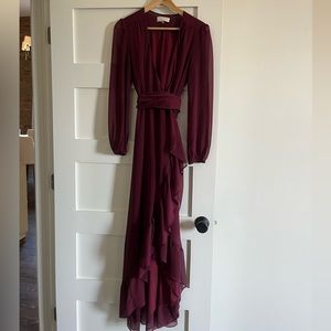 WAYF Meryl Wrap Dress